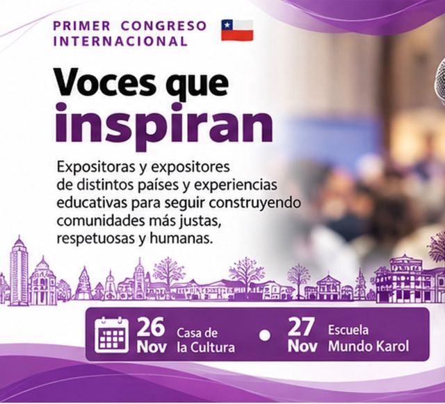 Afiche: Voces que inspiran